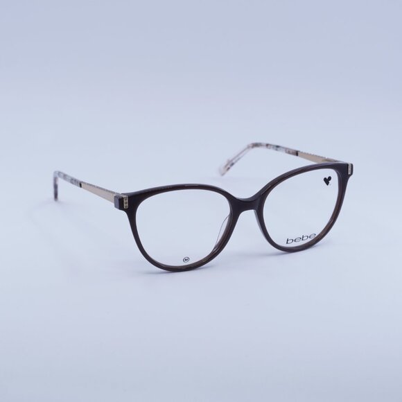 Bebe BB5215 232 Eyeglasses Mink Cat Eye 52mm Frame - Picture 3 of 11